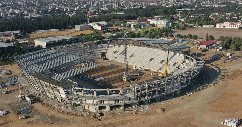 Yüzde 50 si tamamlandı! O şehrimize yepyeni bir stadyum
