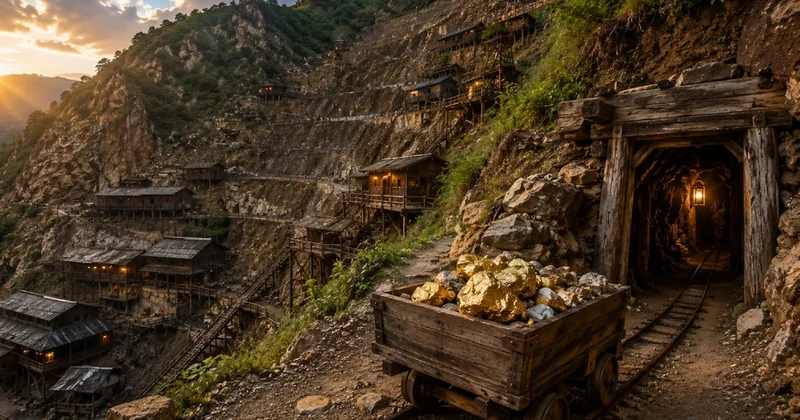 Dağın içini oydular, 400 yıl boyunca altın çıkardılar Sözcü Gazetesi