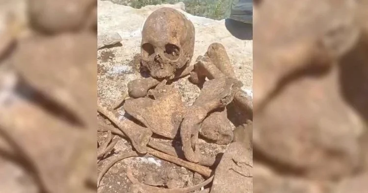2 insana ait ürperten görüntüler… İnşaat kazısında ortaya çıktı!