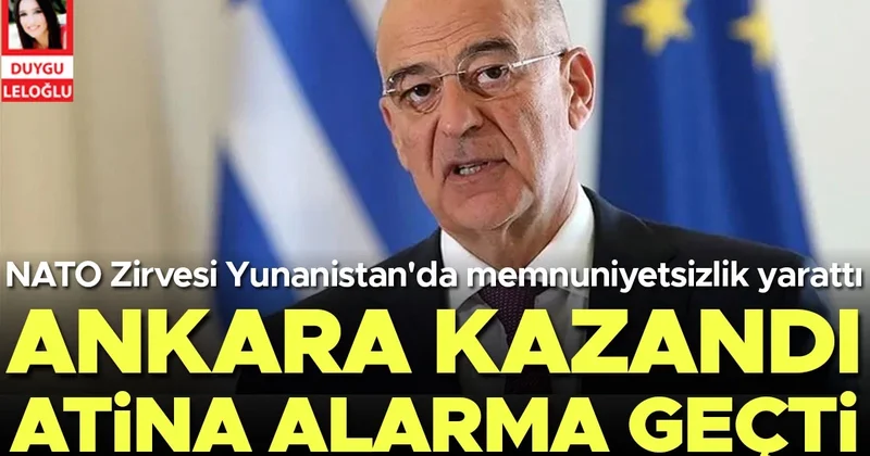 Ankara kazandı Atina alarma geçti