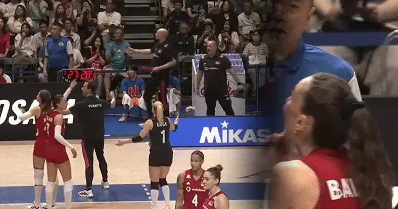 Hande Baladın ın pozisyonunda Filenin Sultanları nın yoğun itirazlar Yemin ederim dokunmadım Voleybol Haberleri Spor