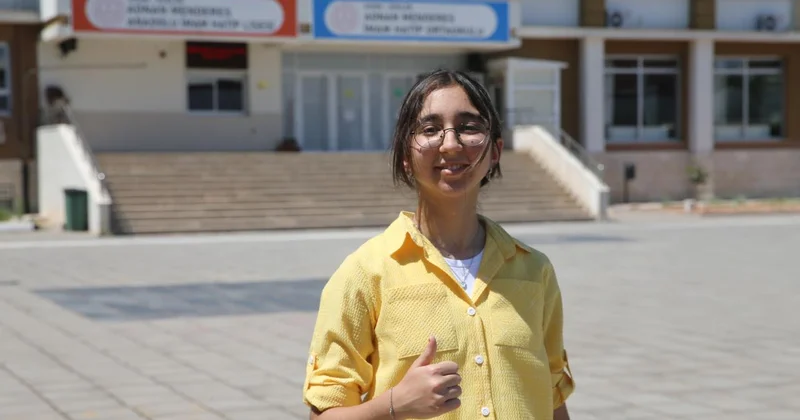 LGS de 500 tam puan alan Sarıdayı, savcı olmayı hedefliyor