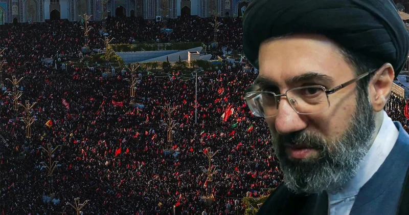 İran ın dini lideri Mücteba Hamaney babasını son yolculuğuna uğurlamadı