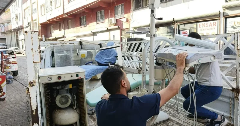 Şanlıurfa da ruhsatsız 2 diş tedavi merkezi mühürlendi
