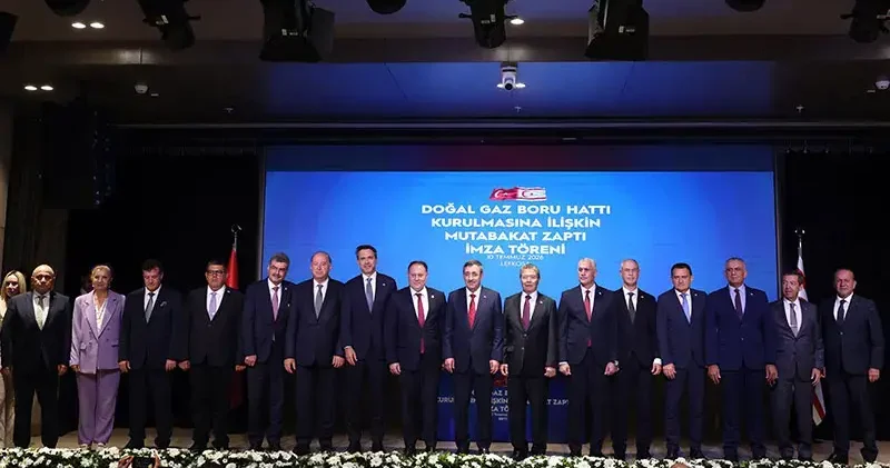 Türkiye ile KKTC, Akdeniz’in altından doğal gaz boru hattı ile bağlanacak