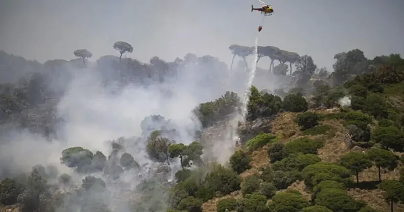 İtalya nın Piyemonte Bölgesi ndeki orman yangınları devam ediyor