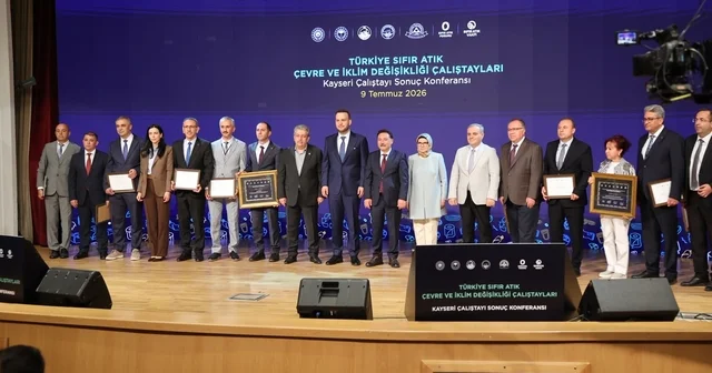 Türkiye Sıfır Atık Çalıştayı Sonuç Konferansı nda Kayseri Büyükşehir e teşekkür plaketi Kayseri Haberleri Habertürk Yerel Haberler