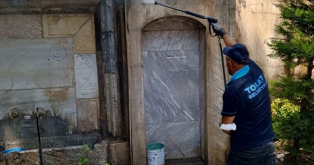 Niksar daki tarihi alanlar Tokat Belediyesinin desteğiyle temizlendi Tokat Haberleri Habertürk Yerel Haberler