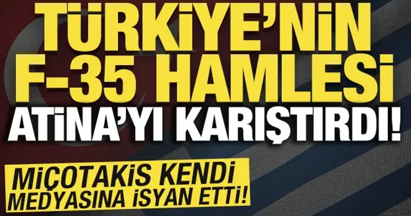 Türkiye nin F 35 hamlesi Atina yı karıştırdı! Miçotakis kendi medyasına isyan etti