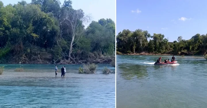 Manavgat Irmağı nın ortasındaki adacıkta mahsur kalan 1 i çocuk 4 kişi kurtarıldı