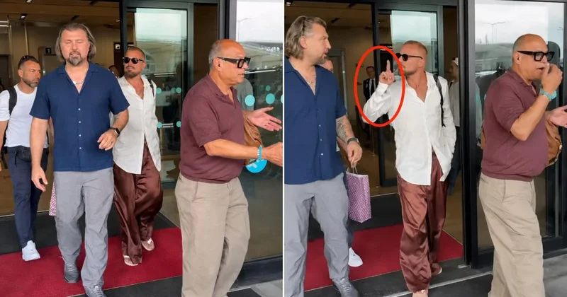 İstanbul a gelen Ricky Martin, basınla arasına giren korumasını sakinleştirdi