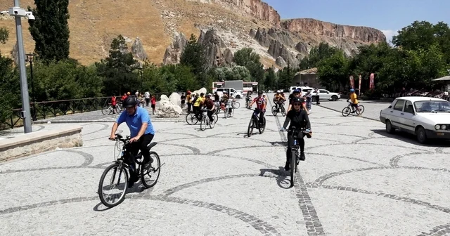 Kapadokya nın giriş kapısı Soğanlı da bağımlılıkla mücadele için pedal çevirdiler Kayseri Haberleri Habertürk Yerel Haberler