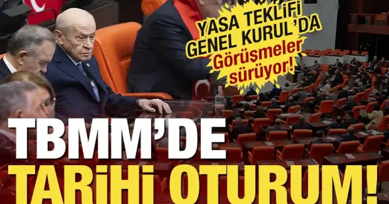 TBMM’de tarihi oturum! Siyasilerden peş peşe açıklamalar