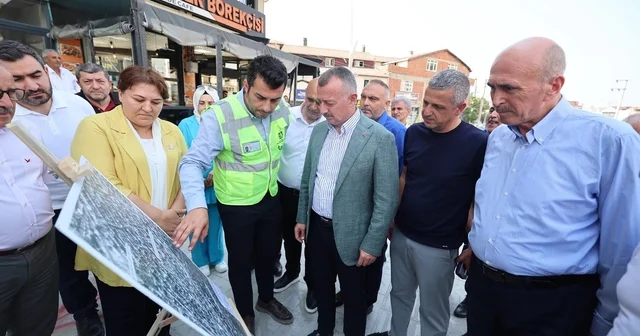 Büyükakın Çayırova da projeleri yerinde inceledi, esnafla buluştu Kocaeli Haberleri Habertürk Yerel Haberler