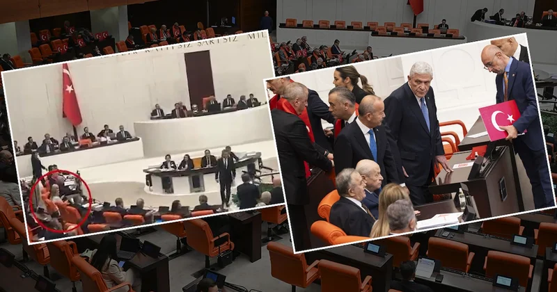 Meclis te dikkat çeken anlar... Dervişoğlu ile tokalaşmadı, Özel i alkışladı Sözcü Gazetesi