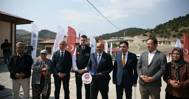 Balıkesir Sındırgı da depremzedeler için 305 konutun kurası çekildi Balıkesir Haberleri Habertürk Yerel Haberler