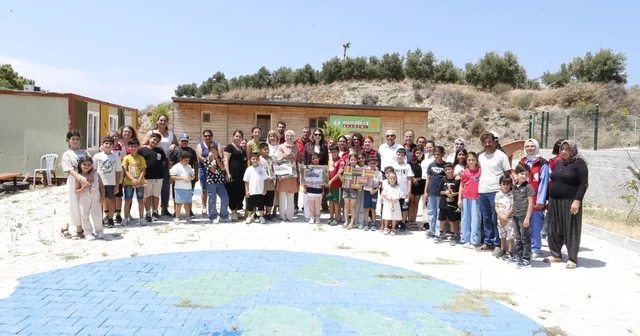 Yüreğimizdeki Işık projesi kapsamında çocuklara doğayla iç içe eğitim Hatay Haberleri Habertürk Yerel Haberler