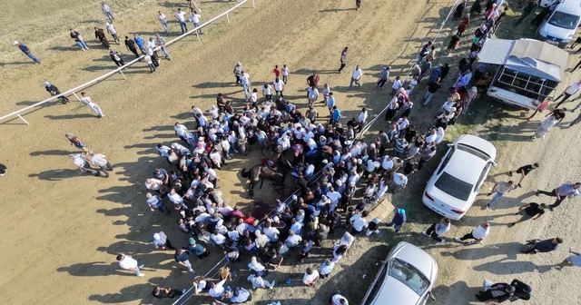 Yarışta çarpışan iki at telef oldu, jokey son anda atlayarak kurtuldu Kastamonu Haberleri Habertürk Yerel Haberler