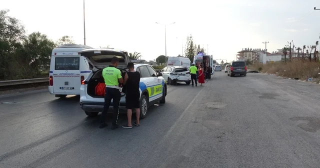 Alkollü sürücünün kullandığı kamyonet otomobile çarptı: 1 yaralı 2,64 promil alkollü olduğu tespit edilen sürücüye 25 bin TL para cezası uygulandı, sürücü belgesine 6 aylığına el konuldu Antalya Haberleri Habertürk Yerel Haberler