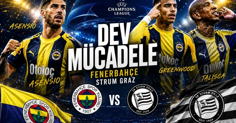 Sturm Graz Fenerbahçe maçı canlı şifresiz izle: İşte muhtemel 11 ler!