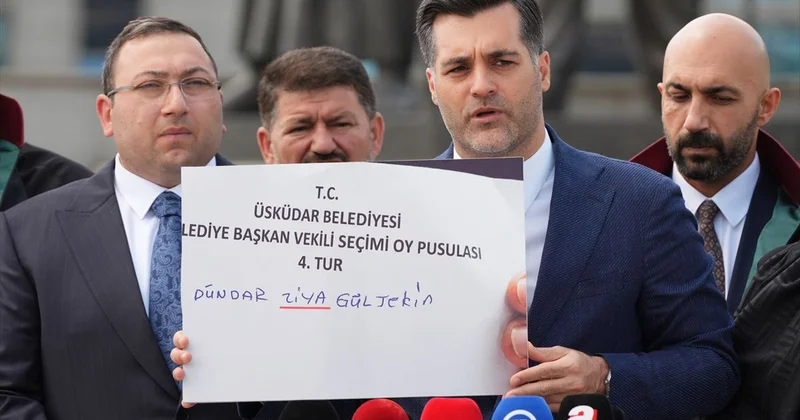 Üsküdar daki başkan vekili seçiminde suç duyurusu