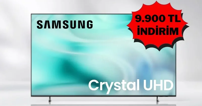 Tam bir fiyat performans canavarı! Samsung 4K televizyonda büyük fırsat