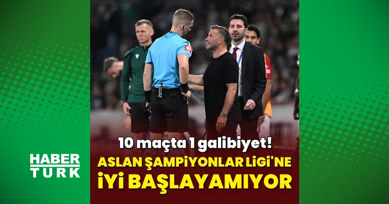 Sporting e 3 1 mağlup olan Galatasaray UEFA Şampiyonlar Ligi ne yine iyi başlayamadı! Son 10 organizasyonda 1 galibiyet