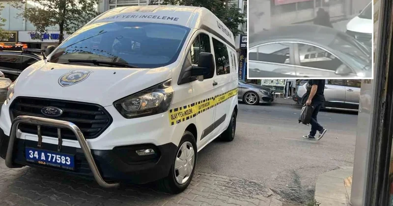 Küçükçekmece’de polisle silahlı saldırgan arasında nefes kesen kovalamaca kamerada