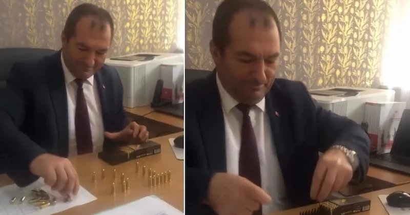 Tarım müdürü makam odasında mermileri dizdi Sözcü Gazetesi