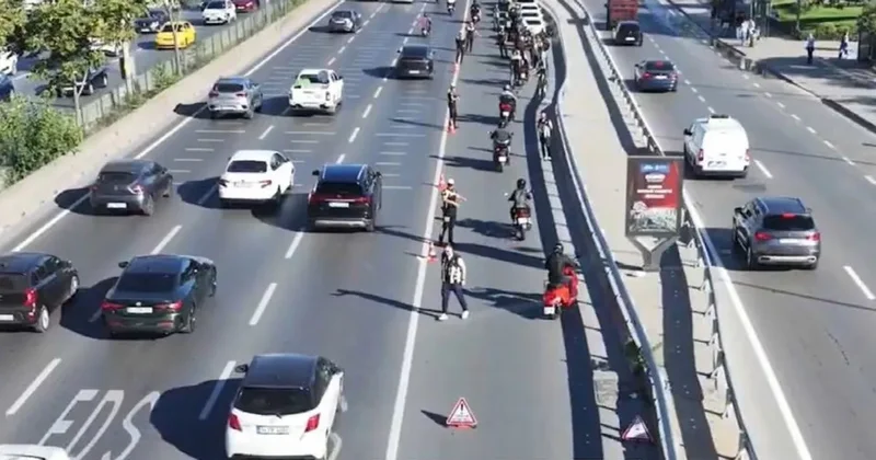 Motosiklet sürücülerine sıkı denetim