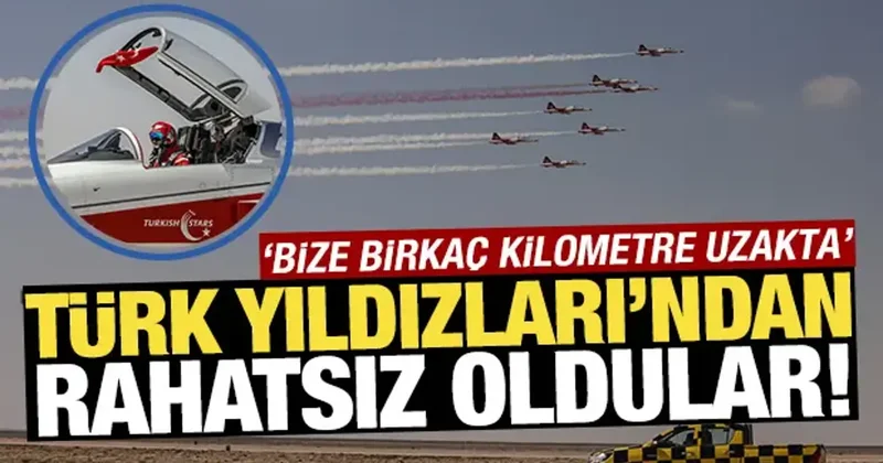 Mısır daki Türk Yıldızları ndan rahatsız oldular! Bize birkaç kilometre uzakta