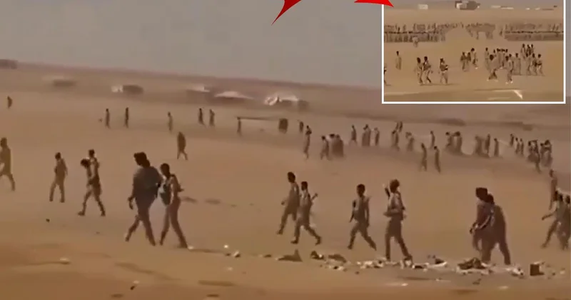Yemen de savaşın seyrini değiştiren görüntüler! Yüzlerce asker teslim oldu