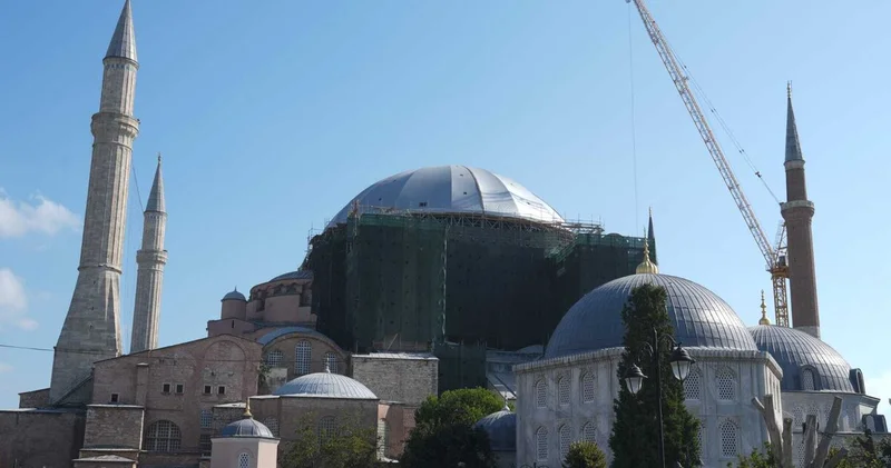 Ayasofya nın restorasyonunda yeni aşama başlıyor