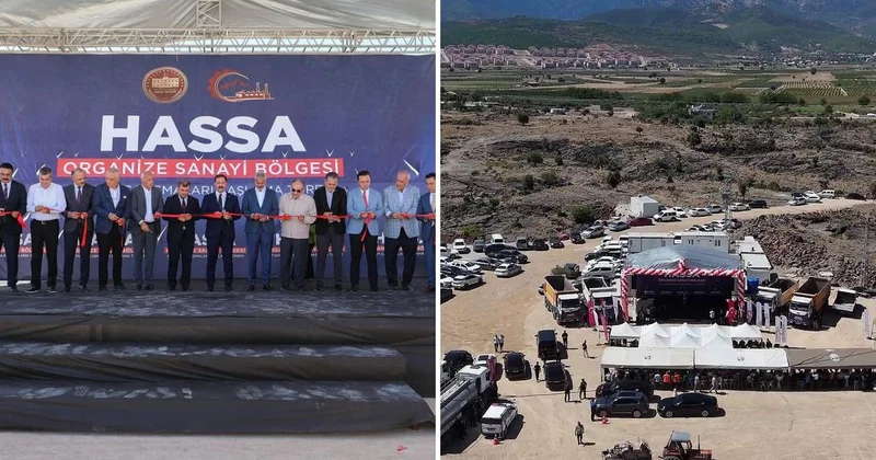 Hatay Hassa da Türkiye nin en büyük OSB lerinden birinin altyapısı başladı