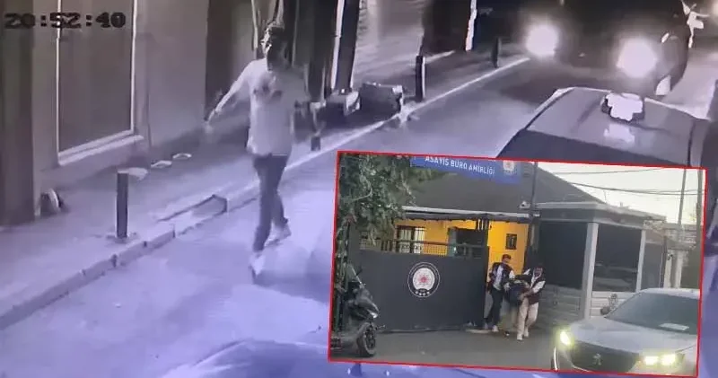 Ortaköy’de havaya ateş açan şüpheli motosiklette yakalandı
