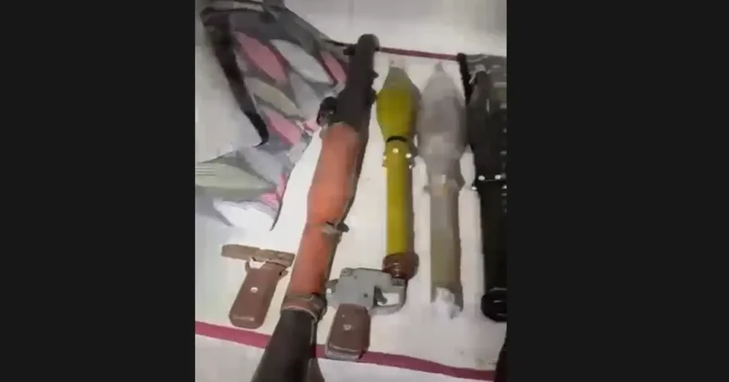 Sarallar Şahinler kavgasında suikast planı son anda önlendi! Roketatar, anti tank mühimmatı bulundu