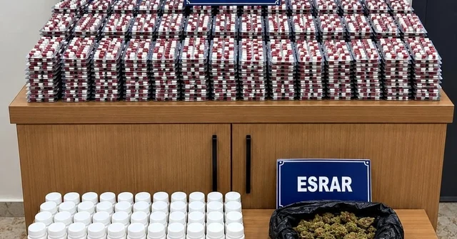 Uyuşturucu taciri binlerce sentetik hap ve esrarla yakalandı Mersin Haberleri Habertürk Yerel Haberler