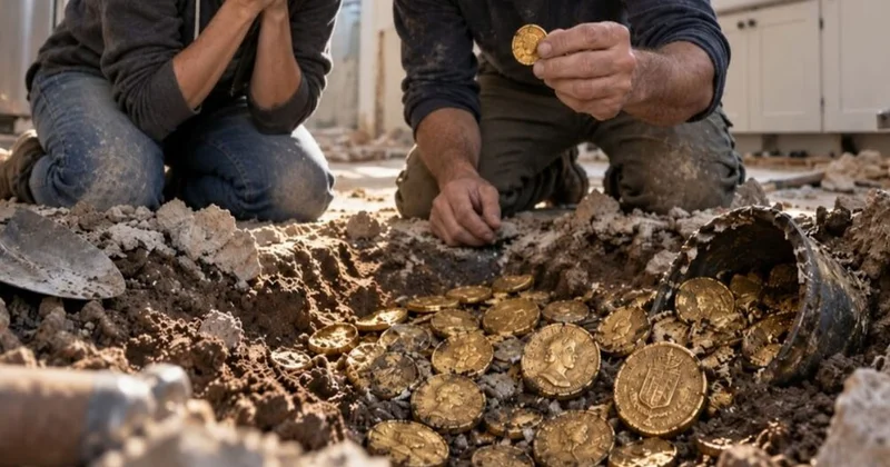 Mutfağını yenilerken 200 yıllık define çıktı: 82 tane altın Sözcü Gazetesi