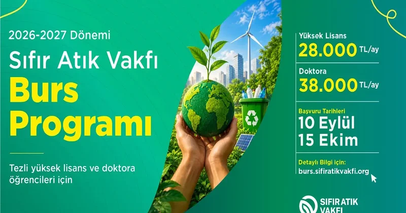 Sıfır Atık Vakfının lisansüstü öğrenciler için burs programına başvurular başladı