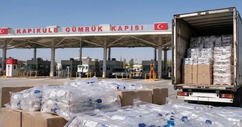 Kapıkule Gümrük Kapısı nda 79 bin 790 adet kaçak serum ve infüzyon seti ele geçirildi