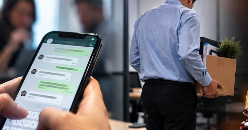 Patronunu WhatsApp ta çekiştirdi! Mahkemenin kararı şaşırttı