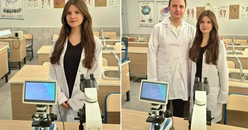 Lise öğrencisi Ece Defne nin bilimsel araştırması tıp dergisinde yayımlandı