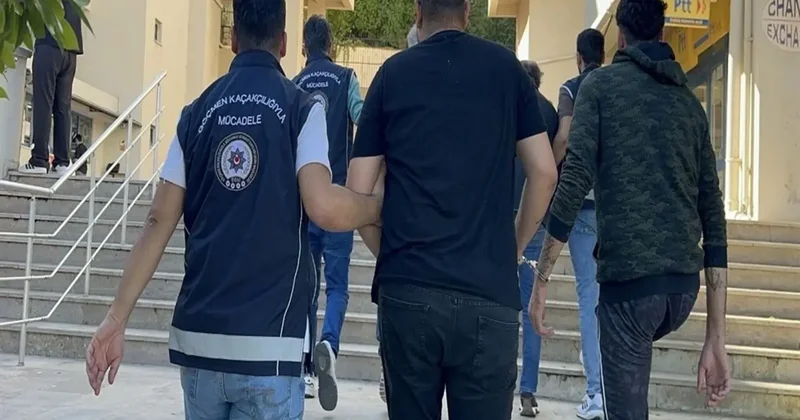 Marmaris’te kaçak göçmen operasyonu: 4 tutuklama