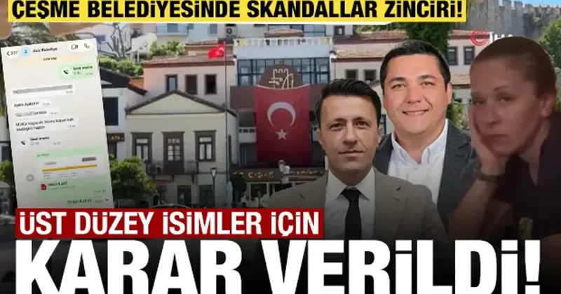 Çeşme Belediyesinde rüşvet depremi: Üst düzey isimler tutuklandı