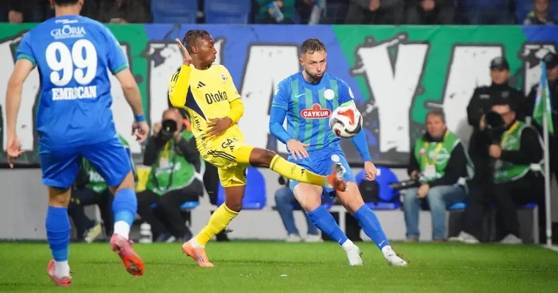 Çaykur Rizespor Fenerbahçe! Kanarya da tek eksik: İşte muhtemel 11 ler