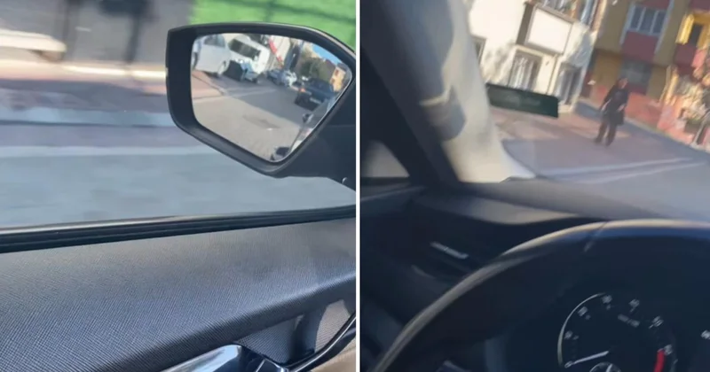 Trafikte tartıştılar, içinde çocukların olduğu otomobile ateş açtı