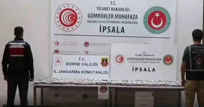 İpsala’da kamyonetin yolcu koltuğunun altından 17 bin 121 kapsül uyuşturucu çıktı