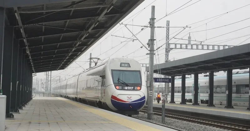 Edirne den Çerkezköy e hızlı tren dönemi: 4,5 saatlik yolculuk 54 dakikaya indi