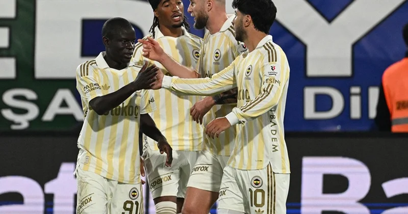Rize de gövde gösterisi! Fenerbahçe 3 puanı 3 golle aldı