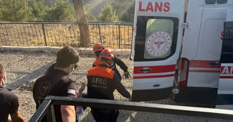 Yer: Kahramanmaraş! Su kuyusuna düşen 2 kişi kurtarıldı